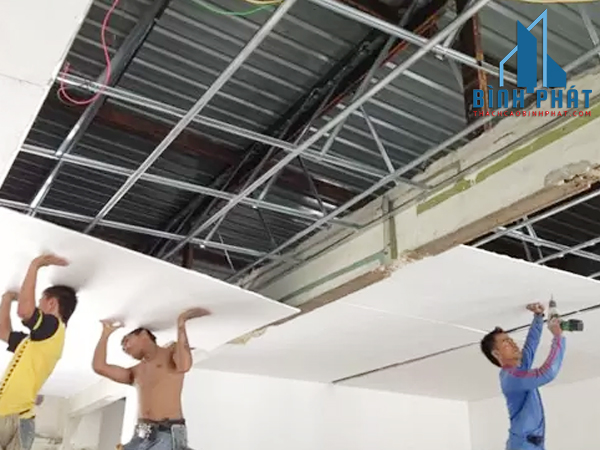 Thi công trần thạch cao Thủ Đức