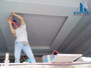 Thi công trần thạch cao Quận 10