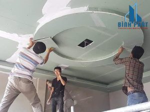 Thi công trần thạch cao Quận 2