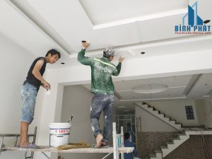 Thi công trần thạch cao Quận 9