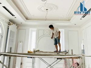 Thi công trần thạch cao Tân Phú